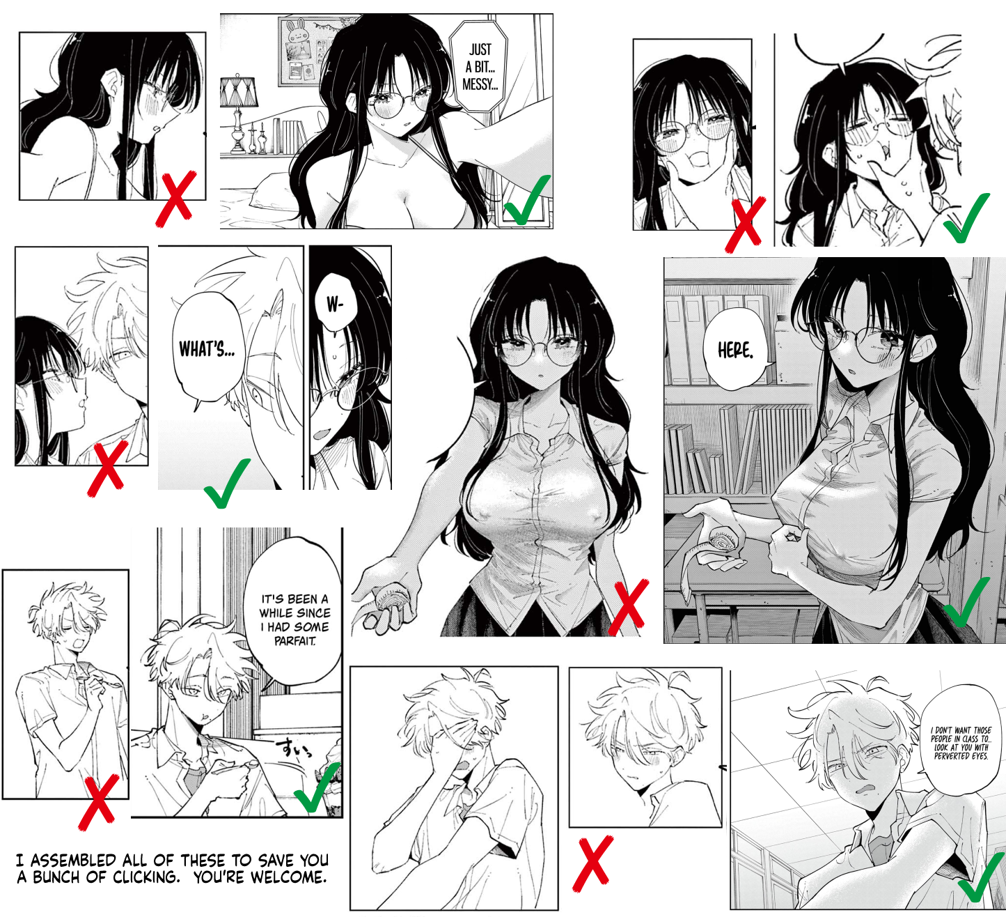 The weirdo one desk over keeps giving me THAT kind of look, Chapter 53.5 image 3
